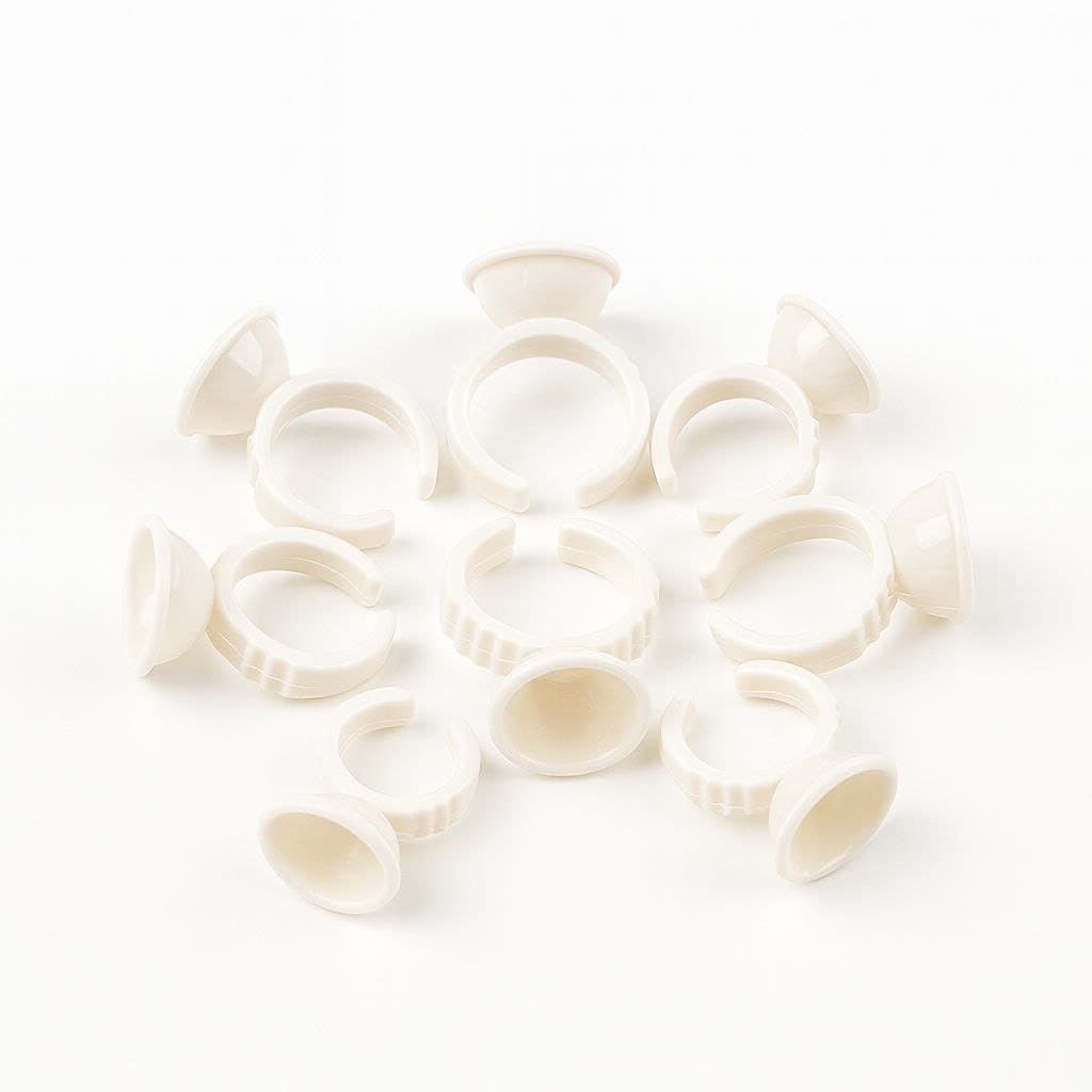 Lot de 100 bagues de colle – Charmora Pro